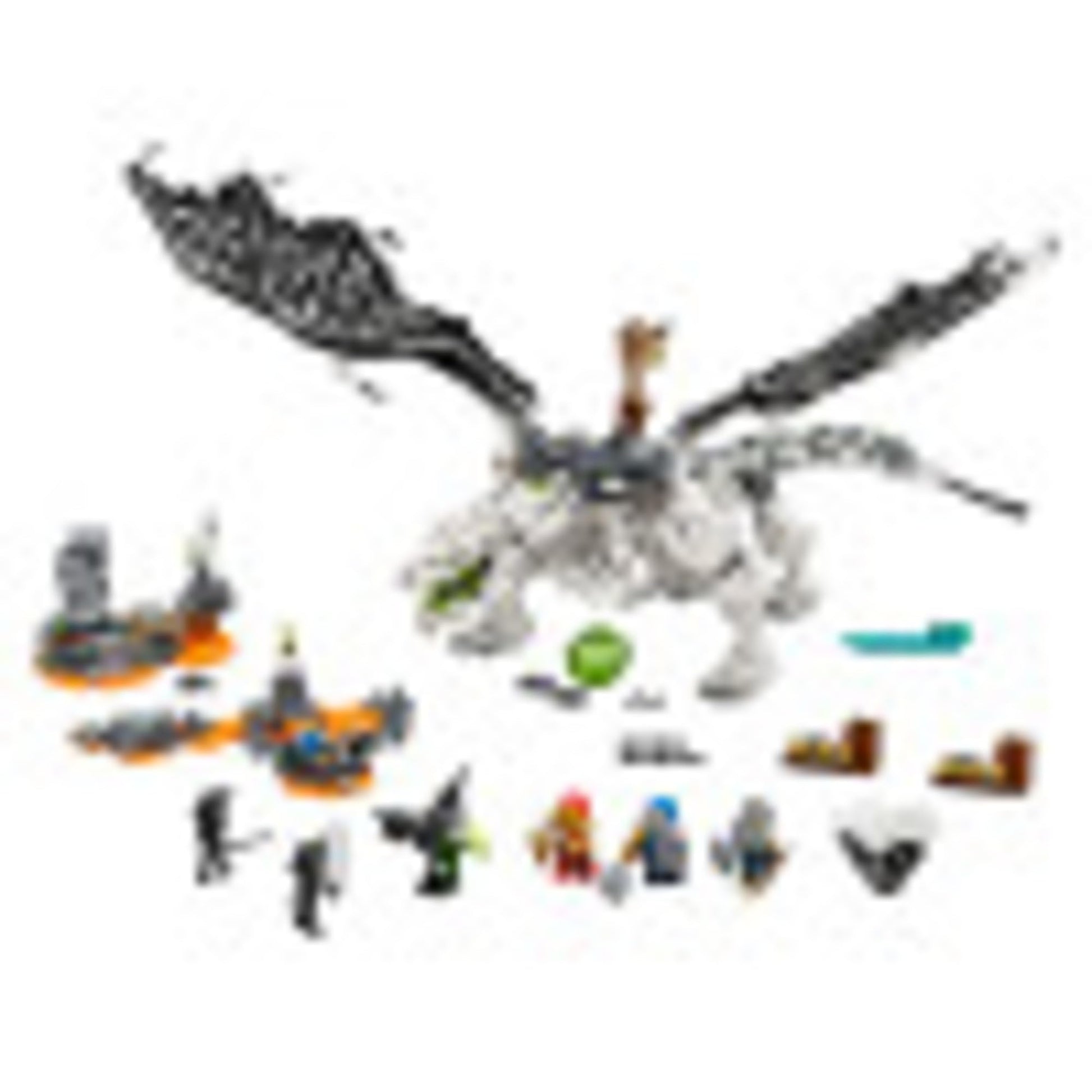 LEGO NINJAGO Skull Sorcerer’s Dragon 71721 NINJAGO Dragon Set Featuring Warrior Toy Figures (1,016 Pieces)