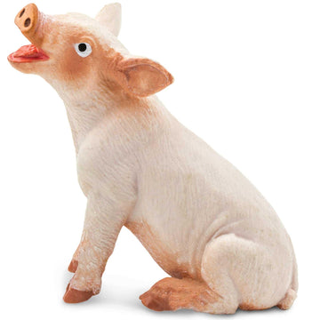 Safari Ltd. Sitting Piglet Figurine - Lifelike 1.75" Model Figure - Educational Toy for Boys, Girls, and Kids Ages 3+