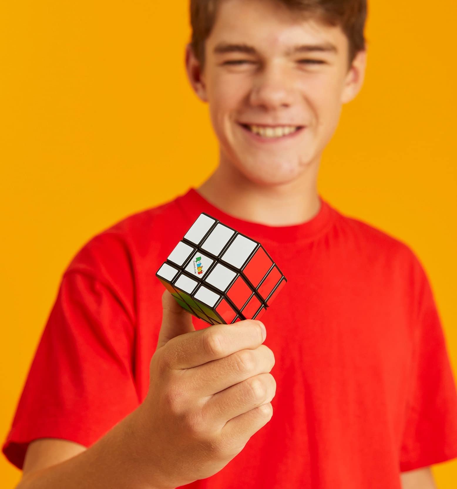 Rubik's Blocks, Original 3x3 Cube with a Twist, Challenging Problem-Solving Puzzle Toy