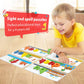 KMUYSL Learning Toys for 3 4 5 6 Years Old Boys and Girls - See & Spell CVC Word Builders with Alphabet Cards for Kids, Preschool Learning Activities