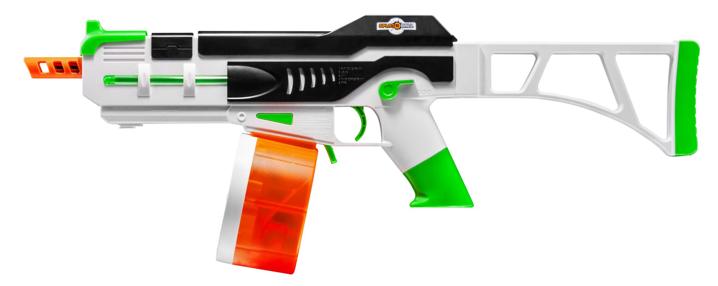 SplatRball 1200 Pyro Glow-in-The-Dark Gel Ball Water Bead Blaster Gun Kit. Splat R Ball Everything with The Electric Blaster able to Shoot up
