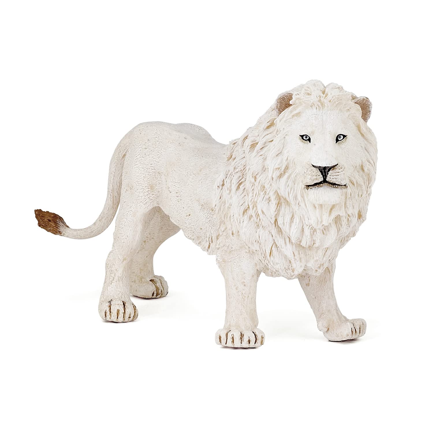 Papo - Realistic White Lion Figure Toy for Kids - Ages 3+ - Wild Life Collection - Educational Play Wildlife Discovery - Gift Idea Toy for Girls