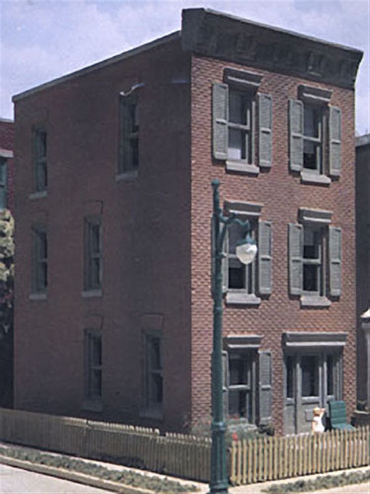 DESIGN PRESERVATION MODELS HO KIT DPM Townhouse #3 by Woodland Scenics