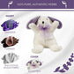 Sonoma Lavender Microwaveable Aromatherapy Stuffed Pillows, Plush Bunny, Lavender Scented with Removable Washable Cover, Lil The Lavender White Bunny