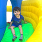 Island Hopper Curved Double Slide Recreational Bounce House with Safe Return Curved Slide and Climbing Wall - Indoor or Outdoor Bouncy Castle