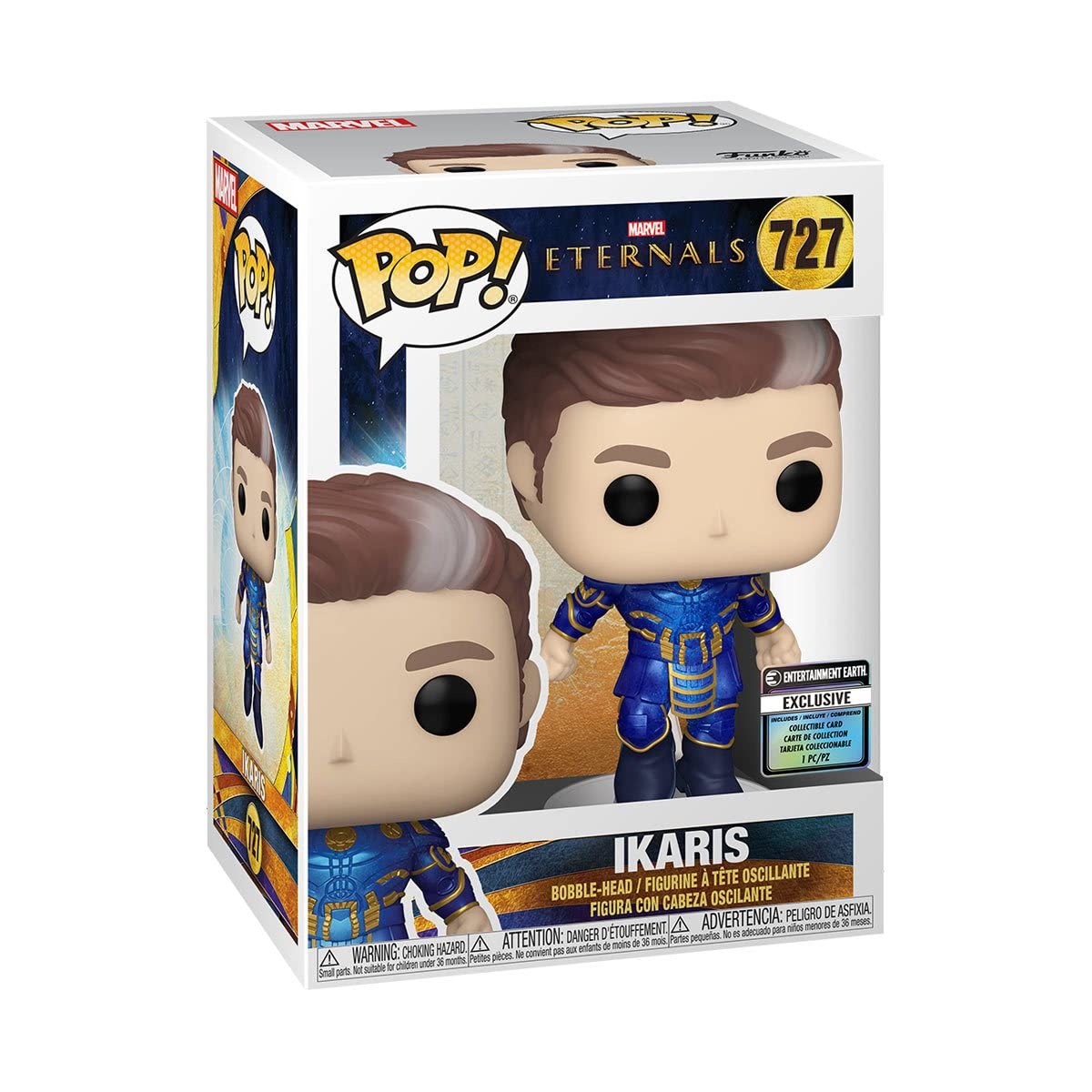 Eternals Ikaris Pop! Vinyl Figure with Collectible Card - Entertainment Earth Exclusive