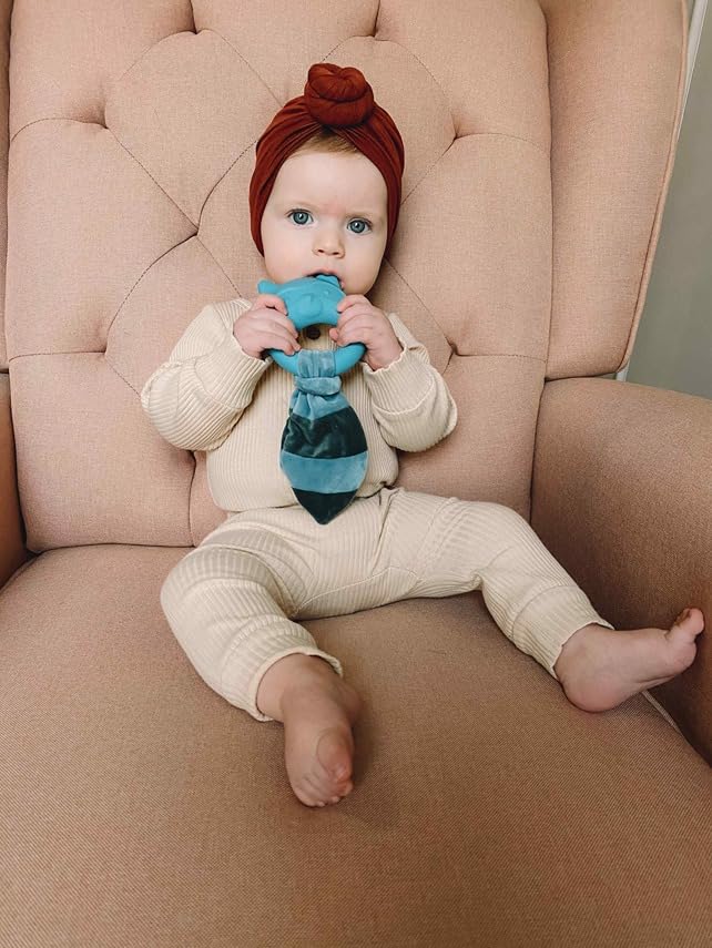Mary Meyer Teething Toys Leika Silicone Baby Teether for Babies 0-12 Months, 9-Inches, Little Raccoon
