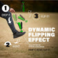 Kickit | The Original Birdie Soccer PRO Trainer | Play Outdoors, Indoors or Backyard, Beach or Tailgate, All Ages Fun & Travel Friendly (Black/Green)