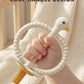 ChooKaChoo Baby Teether Toy and Training Toothbrush, Duck Silicone Teething Toys for Babies 3-12 Months, Double Ring Easy-Grip Design, Food-Grade BPA
