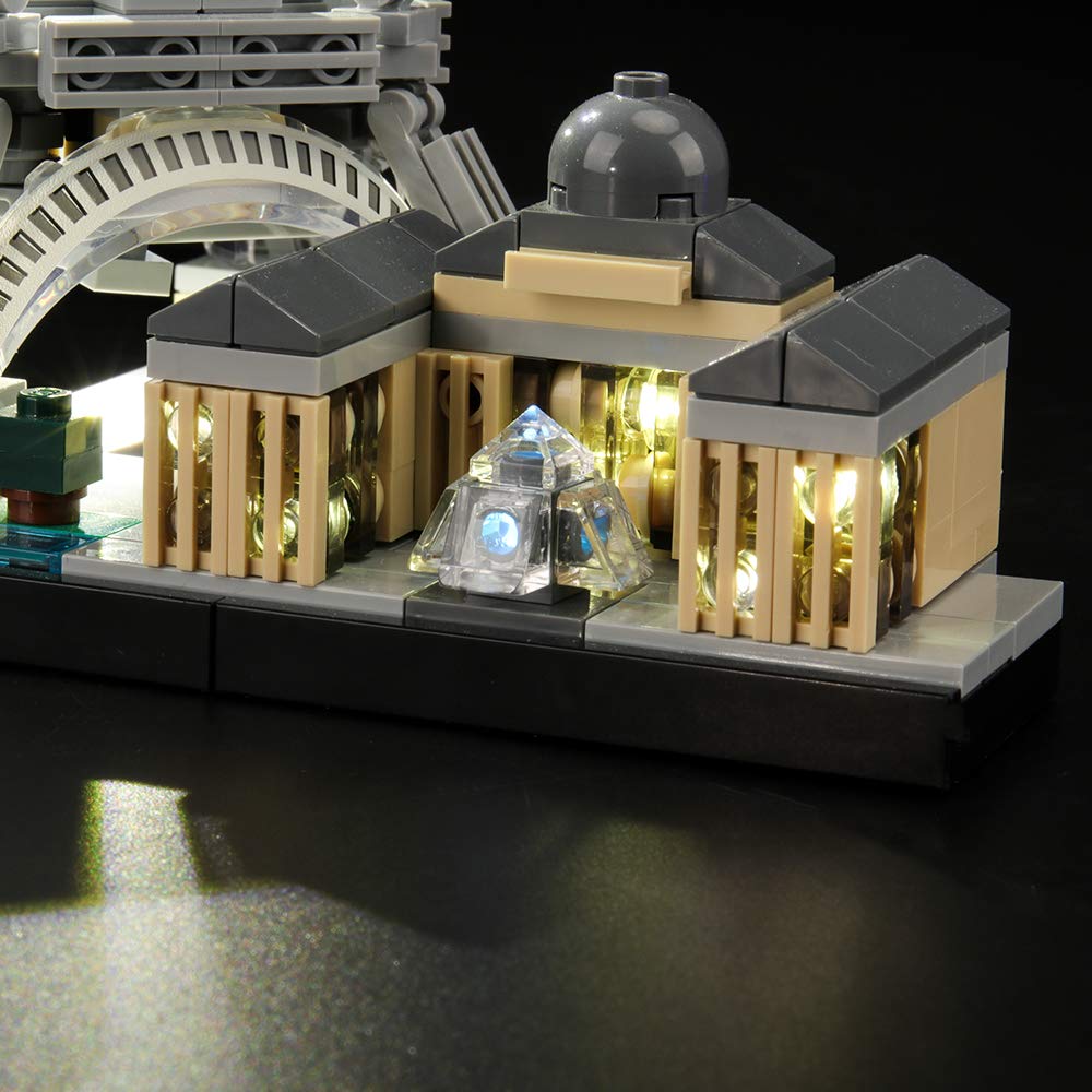 LIGHTAILING Light Set for (Architecture Paris) Building Blocks Model - Led Light kit Compatible with Lego 21044(NOT Included The Model)