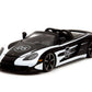 Hyper-Spec 1:24 2005 Porsche Carrera GT Die-Cast Car, Toys for Kids and Adults(Black/White)