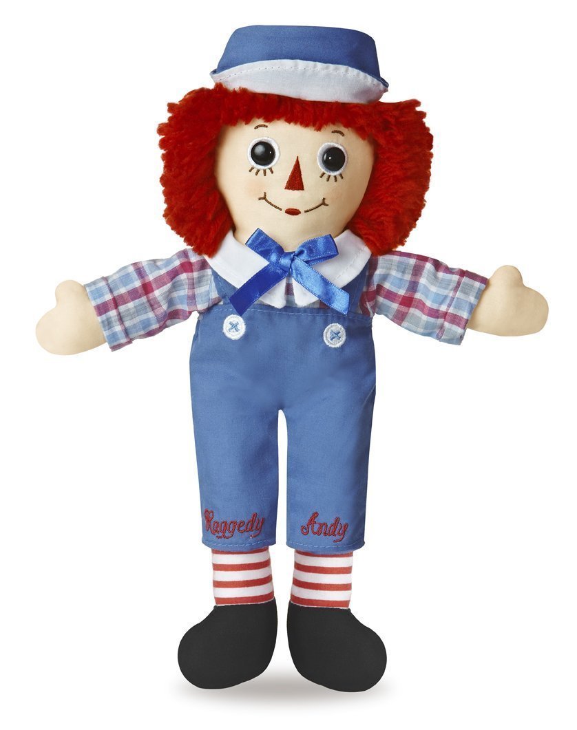 Bundle of 2 Aurora Dolls - 12'' Raggedy Ann & Raggedy Andy