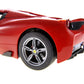 PowerTRC Remote Control Car, Ferrari 458 RC 1:14 Scale Official Licensed Battery Operated Model Sports Car w/Headlights & Convertible Roof Gift Ideas
