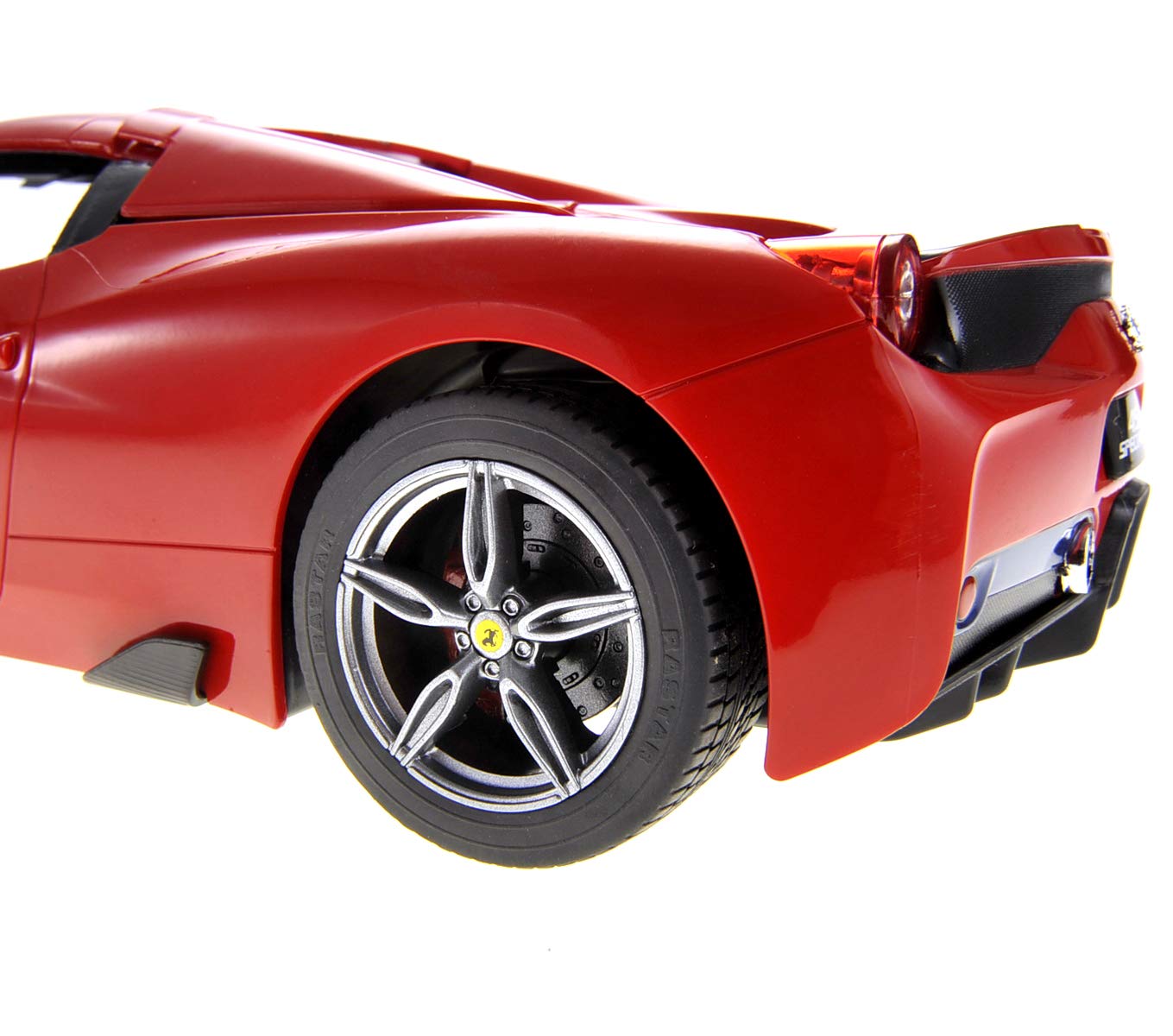 PowerTRC Remote Control Car, Ferrari 458 RC 1:14 Scale Official Licensed Battery Operated Model Sports Car w/Headlights & Convertible Roof Gift Ideas