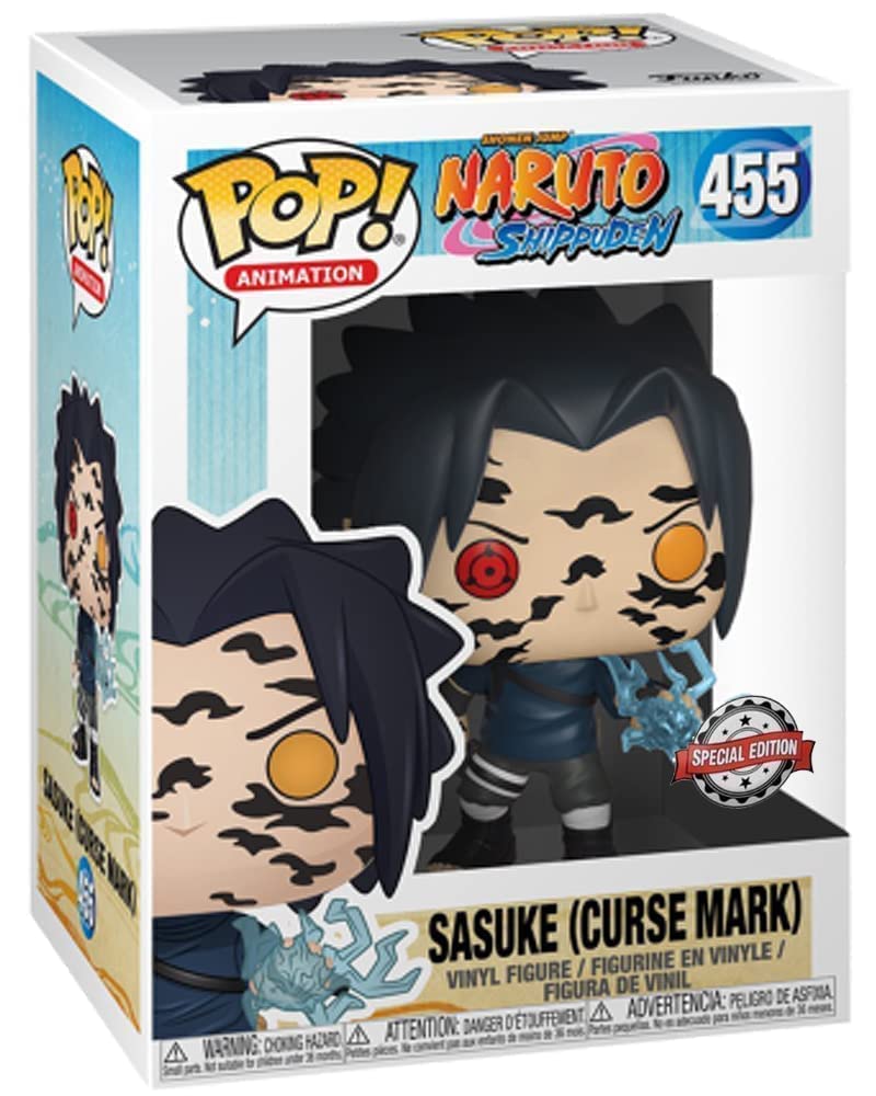 Funko Pop! Animation: Naruto - Sasuke Uchiha with Scars - Naruto Shippuden - Vinyl Collectible Figure - Gift Idea - Official Merchandise - Toy for