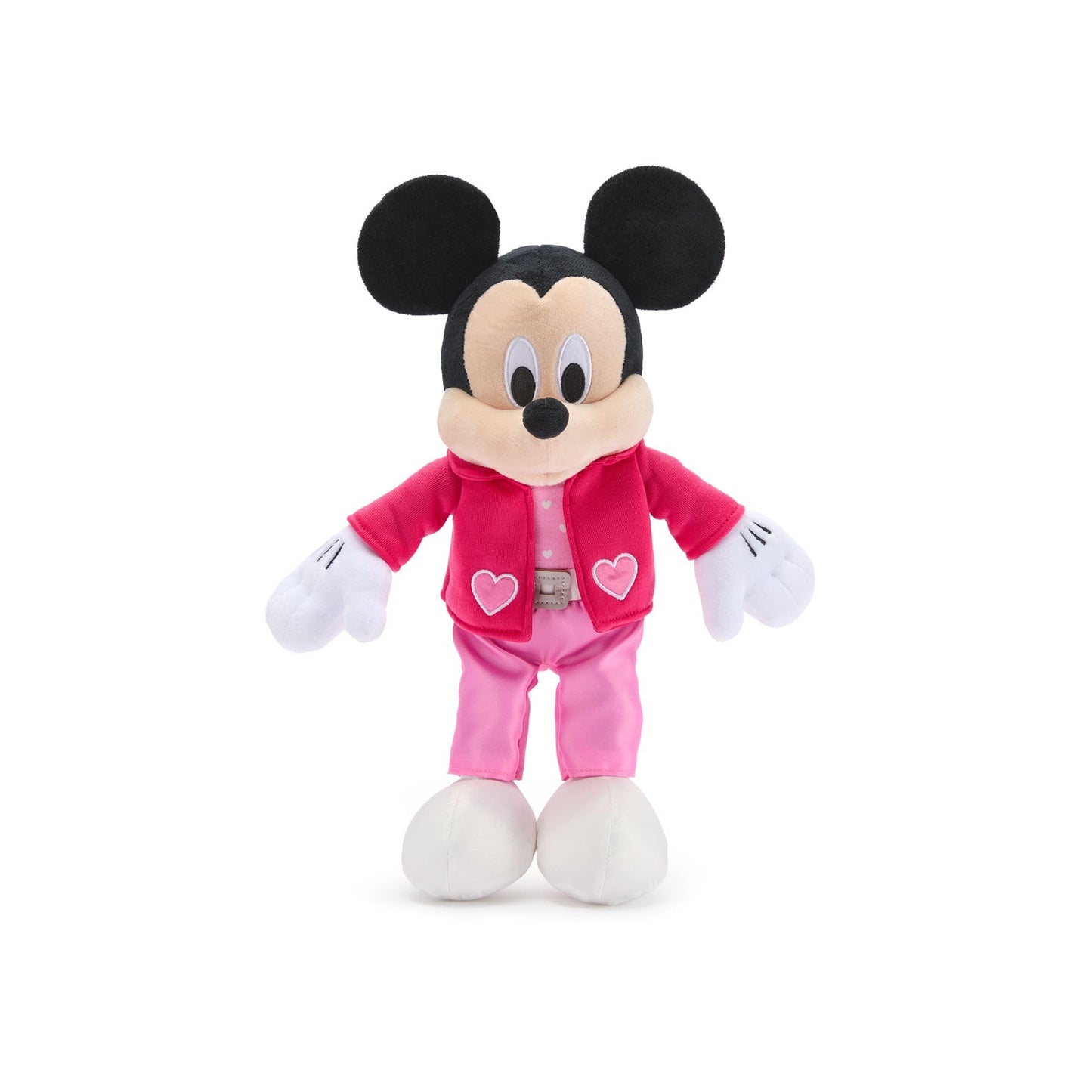 Disney Store Official Mickey Mouse Plushie in Retro Leisure Suit with Embroidered Details - Valentine's Day 2026 Plush - Disney Gift, Mickey Mouse