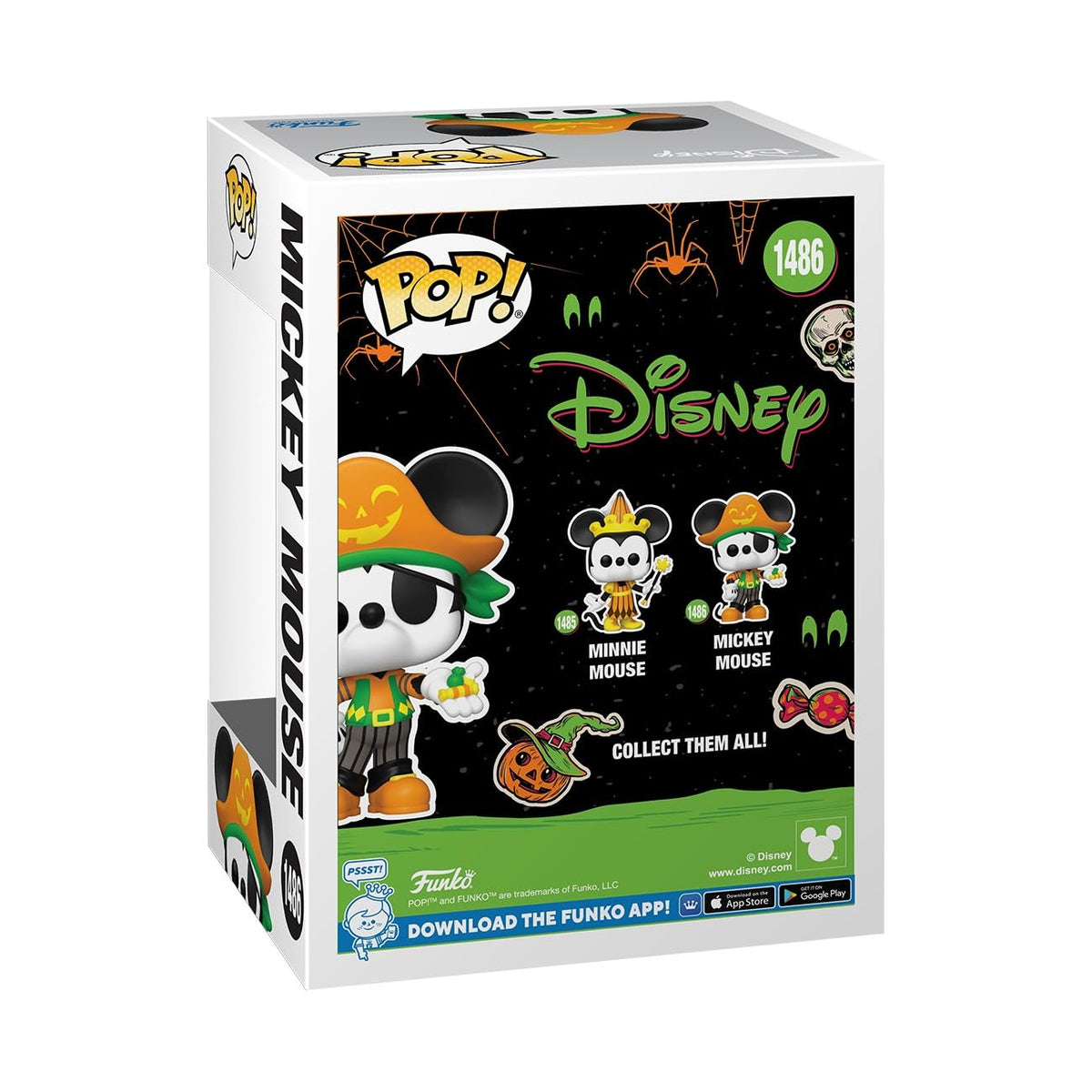 Funko POP! Disney: Halloween - Pirate Mickey Mouse - Disney Standard Characters - Collectable Vinyl Figure - Gift Idea - Official Merchandise -