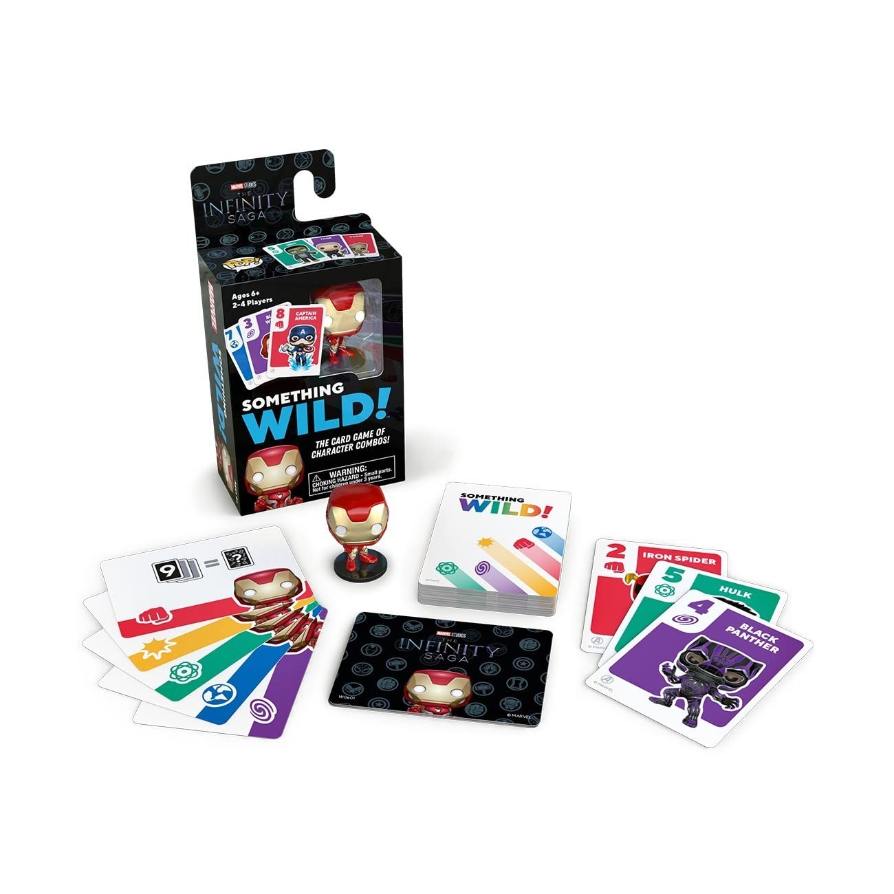 Funko Something Wild! Marvel Infinity War with Iron Man Pocket Pop! Card Game for 2-4 Players Ages 6 and Up