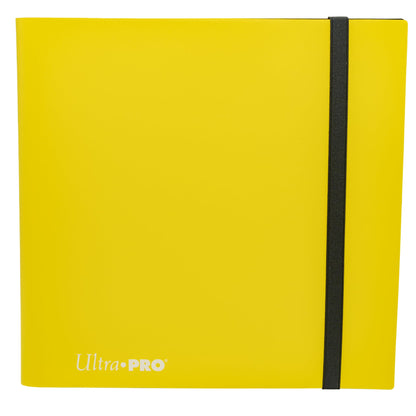 Ultra PRO Eclipse 12-Pocket Lemon Yellow PRO-Binder for 480 Cards - Standard Size, Protects Collectible, Gaming, Sports Cards in Ultra PRO Deck