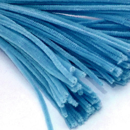 The Crafts Outlet Chenille Stems, Pipe Cleaner, 20-inch (50-cm), 50-pc, Ocean Blue