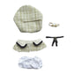 Clothes for Dolls Accessories, Stylish Outfit Set 4 for 15cm Doll Suit, Mini Luxury Cloak Clothes for Keychain, Doll Clothing Set Replacement (No