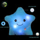 sofipal LED Twinkle Star Shaped Plush Pillow, Creative Night Light Glowing Cushions Plush Stuffed Toys Gifts for Kids, Decoration (Blue)