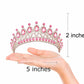 JPACO Retirement Tiara & Sash Set - “The Queen Has Retired” Crown & Sash for Parties, Events & Celebrations (Pink)