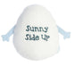 Aurora Punny Eggspressions Sunny Egg Stuffed Animal - Humorous Wordplay - Playful Expression - White 3.5 Inches
