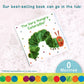Kids Preferred World of Eric Carle The Very Hungry Caterpillar 6 Inch Vinyl Bath Book Bath Tub Toy Perfect for Water Play and Learning for Ages 18
