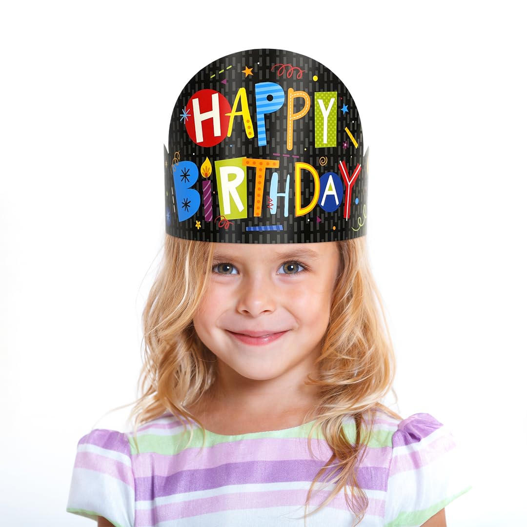 Creative Teaching Press Happy Birthday Crowns, Celebrating Birthdays! (30 Per Pack) (2817)