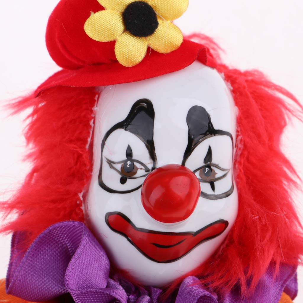 menolana Porcelain Clown Doll Halloween Christmas Decoration Souvenirs Collections #3