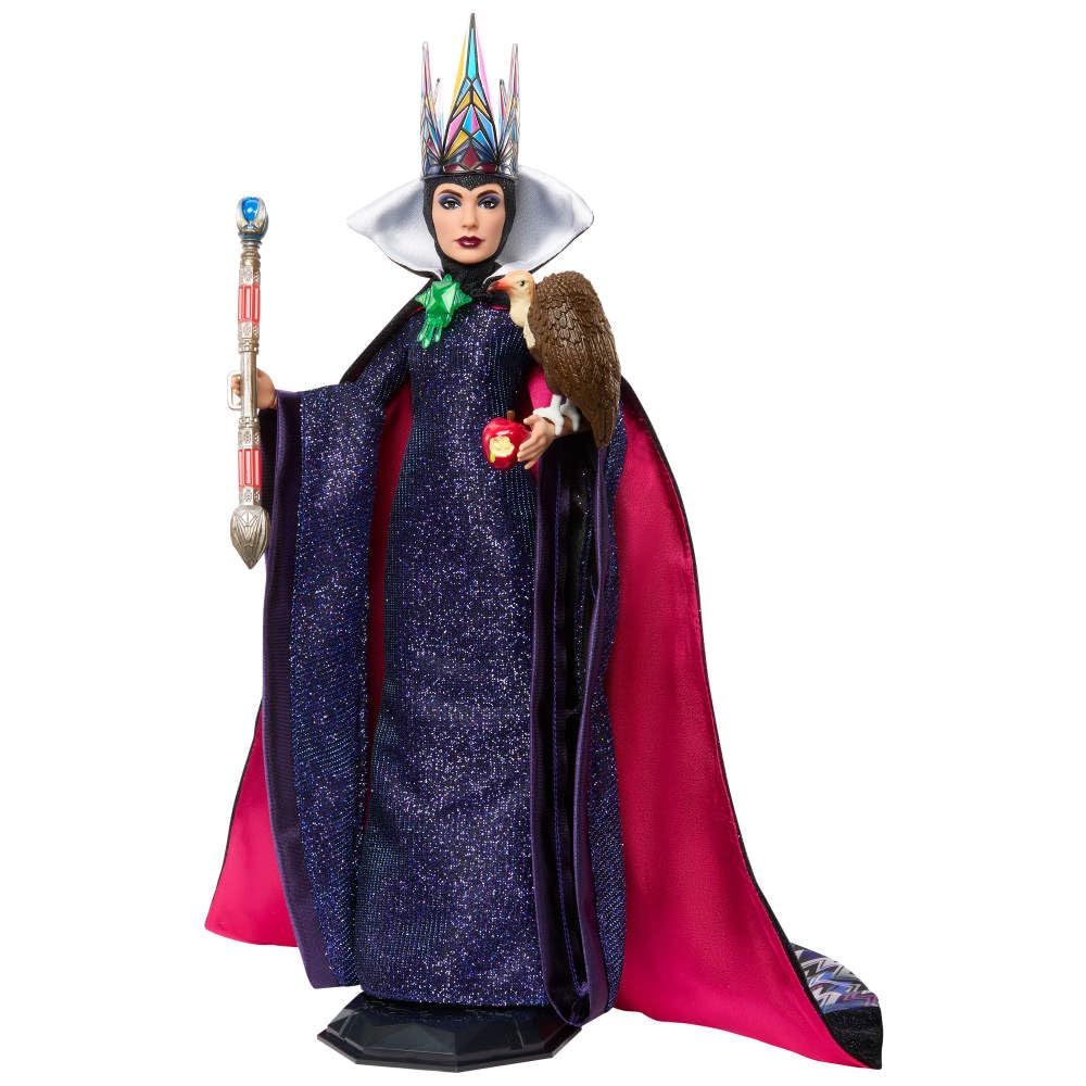 Mattel Disney Collector Evil Queen Collectible Fashion Doll in Signature Clothing Inspired by Disney Snow White Movie, Gifts for Kids & Collectors