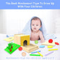 Adena Montessori 5 in 1 Wooden Play Kit for Babies 6-12 Months