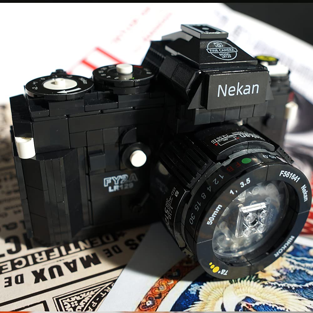 Uvini Building Blocks Camera, DIY STEM Toys, Building Construction Brick Set Best Gift for Adult, Teens, Collectible Model Digital Camera to Build