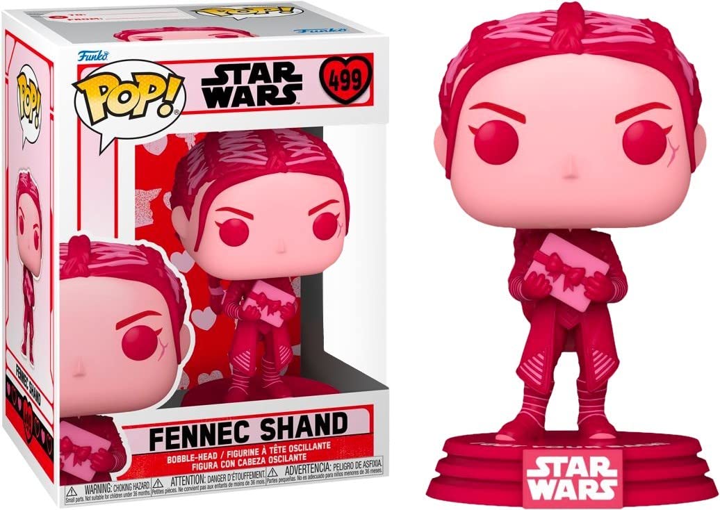 Funko Pop! Star Wars: Valentines - Fennec - Star Wars: The Mandalorian - Collectable Vinyl Figure - Gift Idea - Official Products - Toys for Kids and
