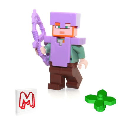 LEGO Exclusive Minecraft Minifigure - Alex (in Purple Armor) 21136