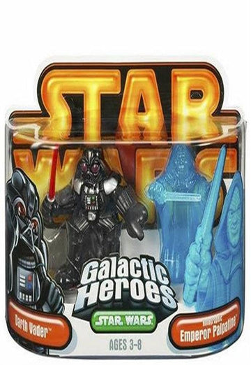 Star Wars Galactic Heros Darth Vader & Holographic Emperor Palpatine