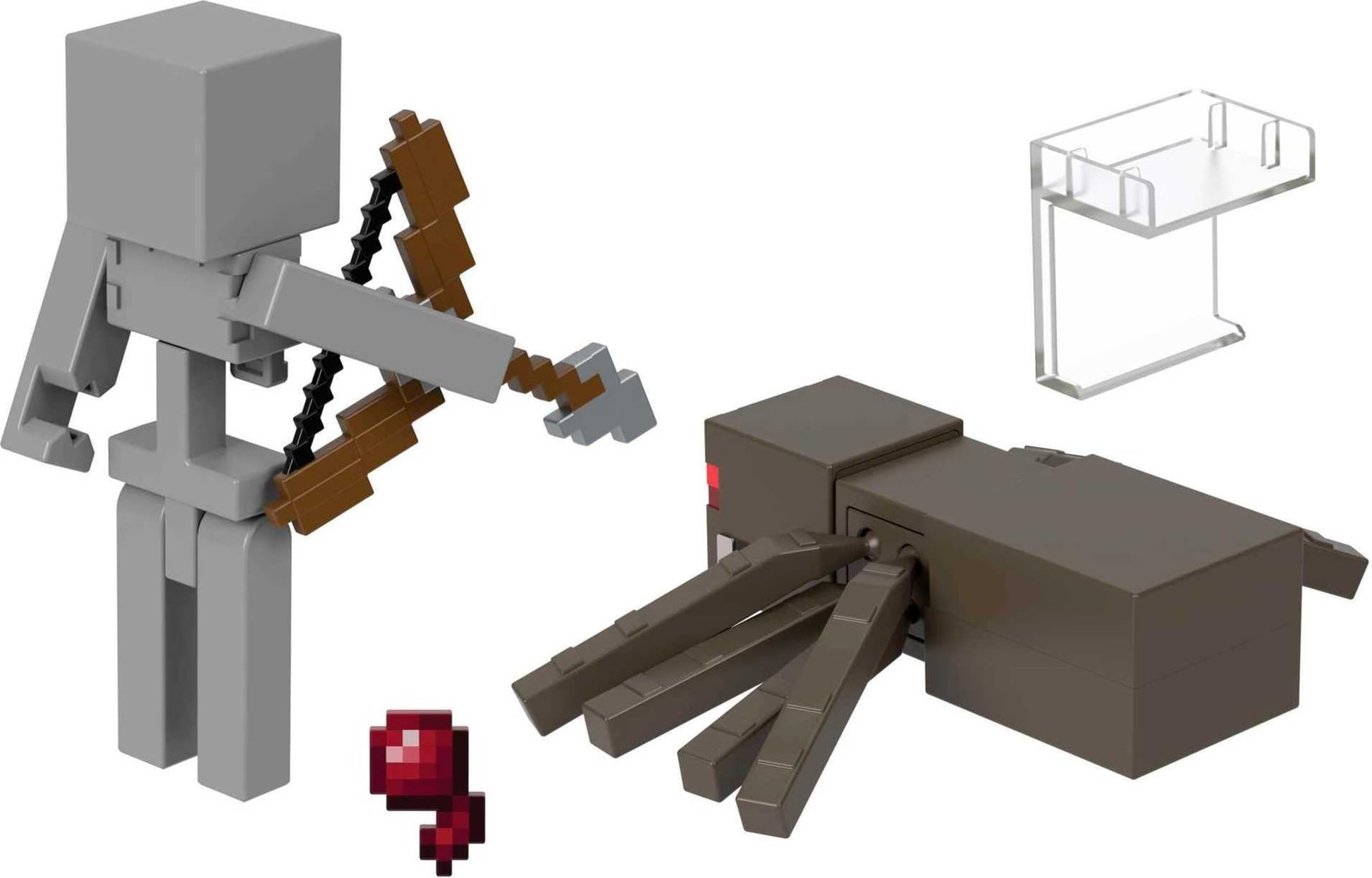 Mattel Minecraft Toys, 3.25-inch Action Figure 2-Packs, 2 Figures and 2 Accessories, Collectible Gifts for Kids, HLB29