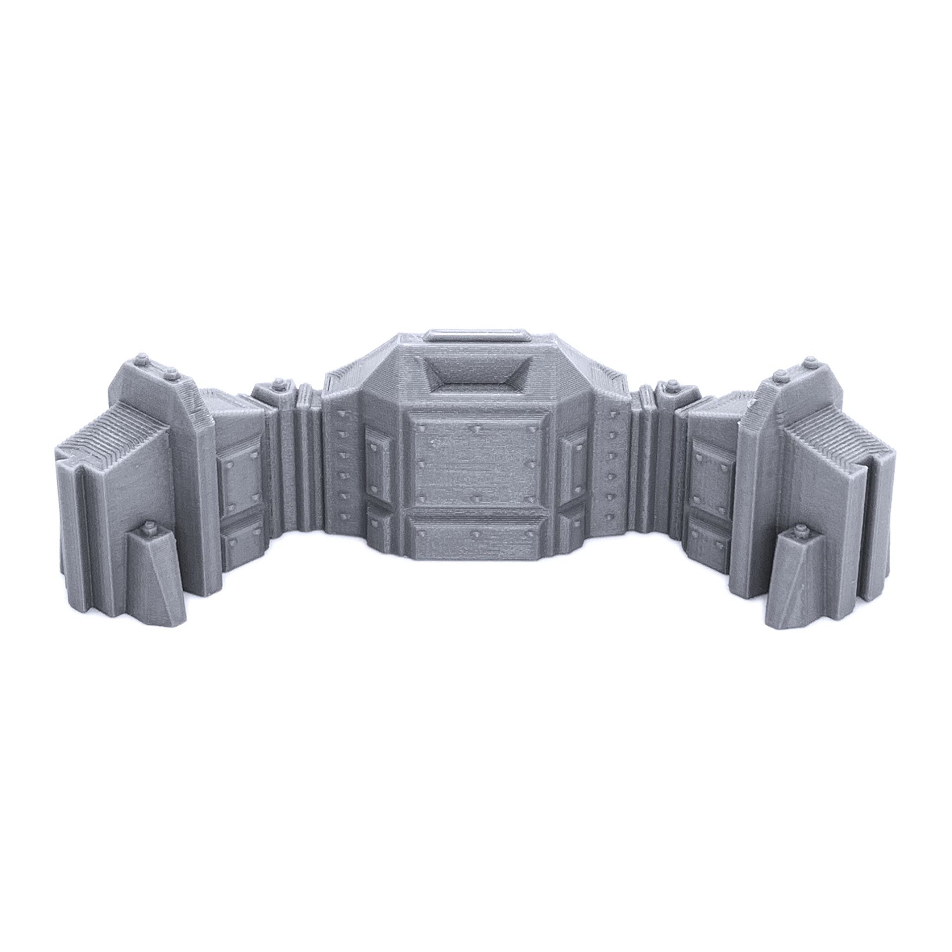 EnderToys Connecting Barricade Wall Expansion Pack, 3D Printed Tabletop RPG Scenery and Wargame Terrain for 28mm Miniatures