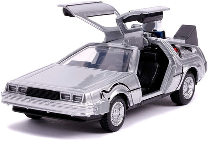Jada Toys Back to The Future Part II 1:32 Time Machine Die-cast Car, Toys for Kids and Adults