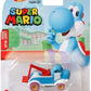 Hot Wheels Super Mario Character Cars Collection - Mario, Luigi, Princess Peach, Light Blue Yoshi, Bullet Bill & Donkey Kong, Die?Cast 1:64 Scale