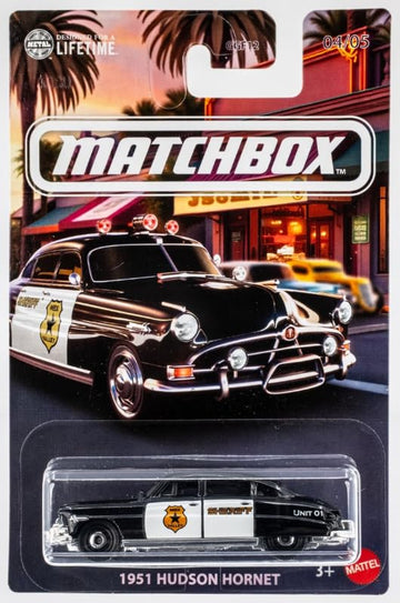 Matchbox 1951 Hudson Hornet [Police] 04/05-1:64 Scale Diecast Toy Vehicle