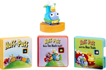 Little Tikes Huff and Puff Collection for Story Dream Machine - 3 Stories & 1 Character, Storytime Books with Audio Play Character, for Boys and Girls