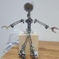 XMBRICDIYY 3D DIY Steampunk Metal Puzzle Robot Lamp Set- Collectible Sparkling Silver Mechanical Kit- Creative DIY Desk Lamp, Decor - Unique Gift