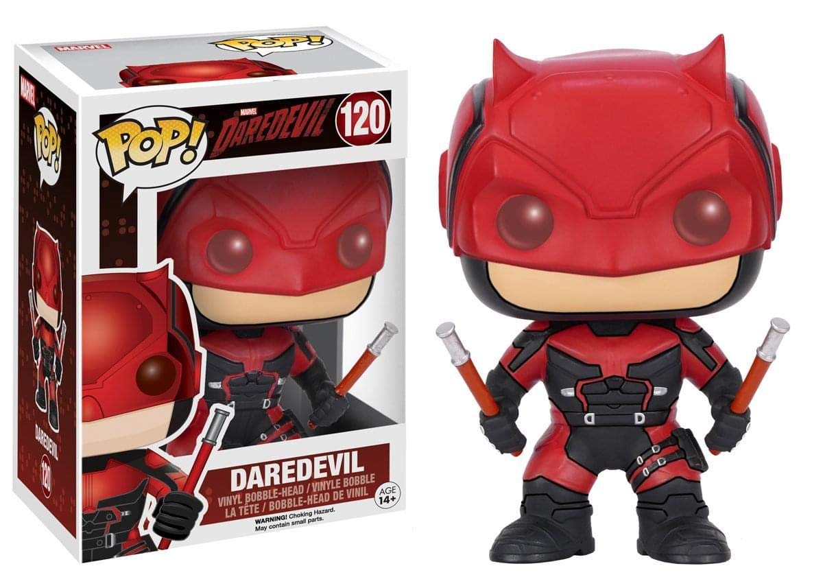Funko Pop Marvel: Daredevil TV-Daredevil Red Suit Action Figure