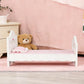 PHOKID Wooden Baby Doll Crib Set, Baby Doll Bed Toys for 18 Inch Dolls, with Bedding and Canopy, Baby Doll Furniture Accessories