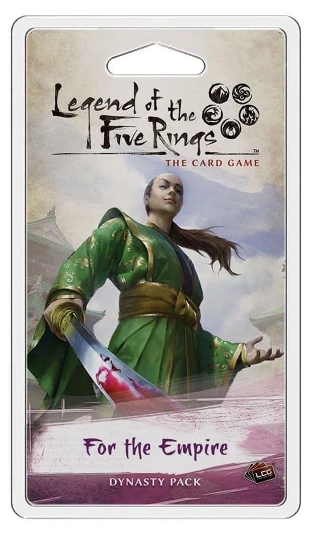 Fantasy Flight Games Legend of The Five Rings: The Card Game for The Empire Dynasty Pack - Tactical Strategy Game for Kids & Adults, Ages 14+, 2