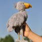 TAMMYFLYFLY Lifelike Shoebill Plush Stuffed Animal Toy Bird Cute Animal Model