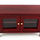 Melody Jane Dollhouse Modern Mahogany Cabinet TV Stand Miniature Living Room Furniture