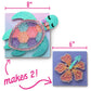 Craft-Tastic - String Art Sea Turtle for 2 Fun Craft Projects - Sea Turtle and Hibiscus Flower - Ages 10+